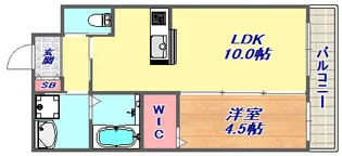 グランドソレーユ六甲【2階】の間取り