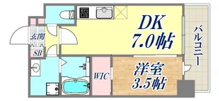 SDグランツ三宮イーストフロント【10階】の間取り
