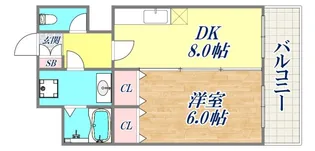 田中ハウス【1階】の間取り