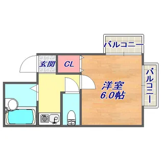 エスペランサ郡家【3階】の間取り