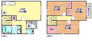 シ・フルールの間取り