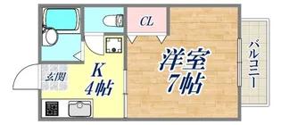 コート山手御影【2階】の間取り