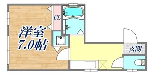 神戸興安亭ビル【3階】の間取り