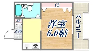 BIG1神戸【4階】の間取り