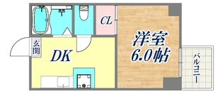 1DKの間取り画像