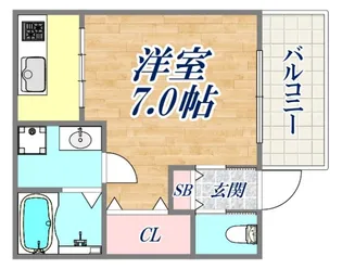 エスポワールカナヤ【1階】の間取り