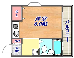 フォーラム王子公園【3階】の間取り