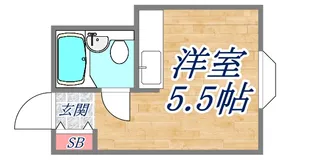 メゾンド山手【2階】の間取り