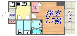 レジデンス神戸レガーロ【6階】の間取り