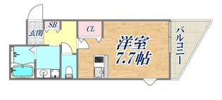 1Rの間取り画像