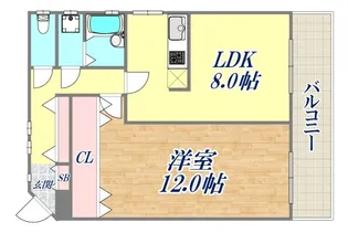 アークパレス誠【2階】の間取り