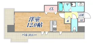 プレジール三ノ宮3【4階】の間取り