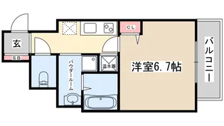 アドバンス神戸アルティス【10階】の間取り