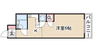 メゾン・ド・アクトゥール【5階】の間取り