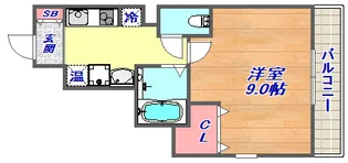 ドエル深江【903号室】の間取り