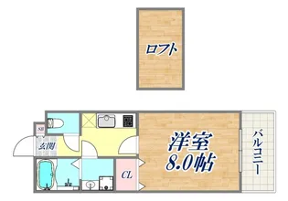 ワコーレヴィアーノ須磨離宮前EX【2階】の間取り