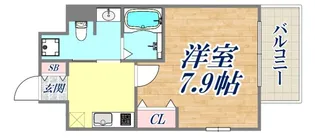 1Kの間取り画像