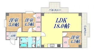 甲南アーバンライフ【2階】の間取り