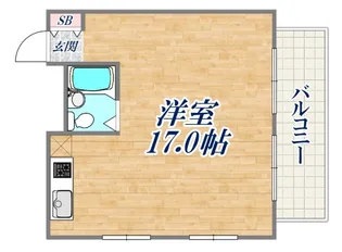 ホワイトビル【4階】の間取り