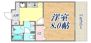 ヴァンテアン・カルモ【1階】の間取り