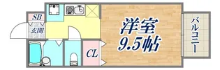 パセオ西芦屋【1階】の間取り