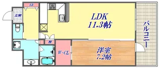 リーガル神戸三宮【10階】の間取り