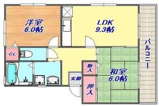 れいたくマンション【1階】の間取り