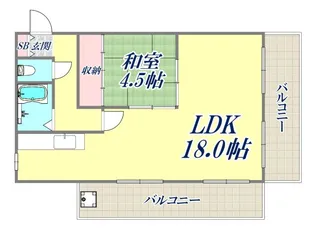 グレイスハイツ御蔵菅原【5階】の間取り