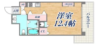 ロイスグラン神戸湊川公園【4階】の間取り