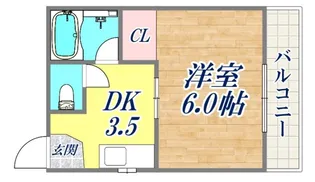 新布引ビル【2階】の間取り