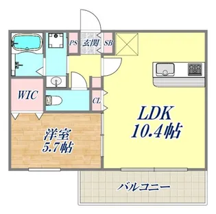 Le Loire長田【1階】の間取り