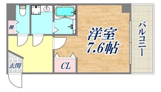 ラヴィベール兵庫【2階】の間取り