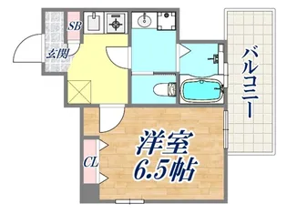 キューブコート【8階】の間取り