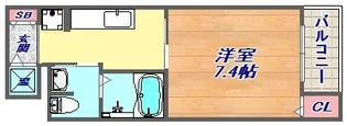 ボニート魚崎【3階】の間取り