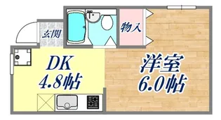 スリーアベニュー【2階】の間取り