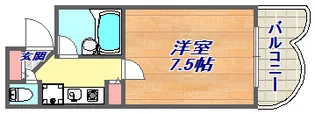 シャトラン弓木三番館【2階】の間取り