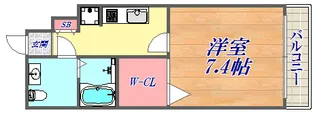 ディナスティ神戸元町通【7階】の間取り
