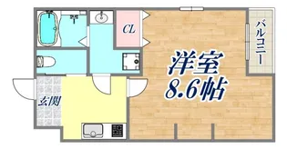 エヌエムサンカンテキャトフE棟【3階】の間取り