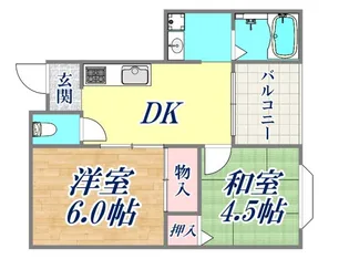カサパロマ水木【4階】の間取り