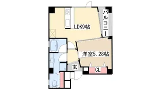 POCO A POCO三宮ハイタワー【12階】の間取り