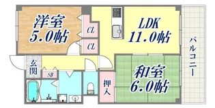 アマレットコート【2階】の間取り