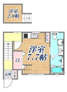 ヴィアノ山下町【2階】の間取り