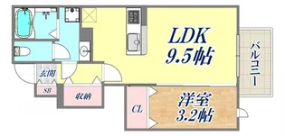グレンコート岡本【1階】の間取り
