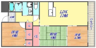 エスペラール神戸【5階】の間取り
