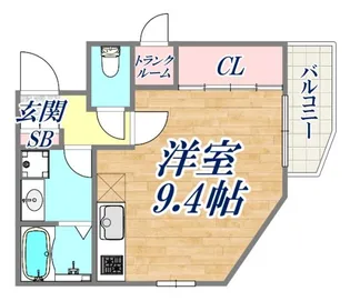 ワコーレヴィアーノ長田【1階】の間取り