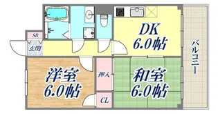 KUSABAマンション【2階】の間取り