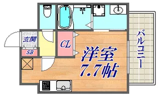SDグランツ神戸駅前【9階】の間取り