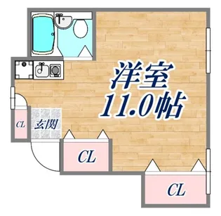 レシア加納町【2階】の間取り