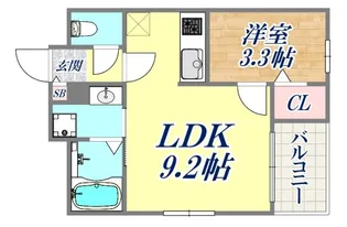 REGALEST Karumo North【3階】の間取り