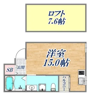 パロス山本通り【1階】の間取り